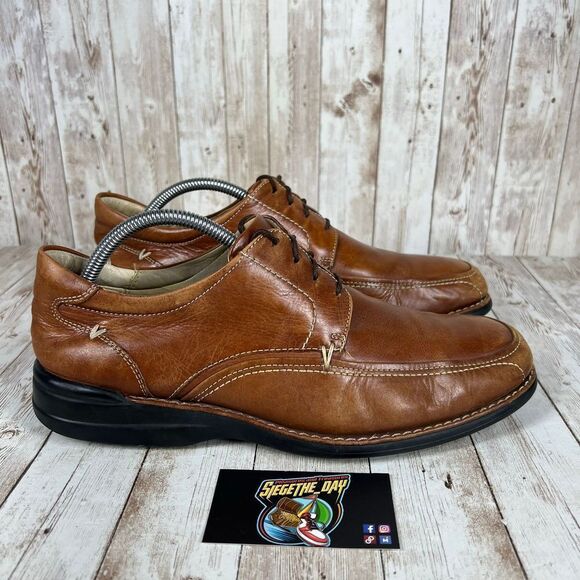 Johnston and Murphy leather Oxford‎ - Mens 9.5 - Picture 1 of 9